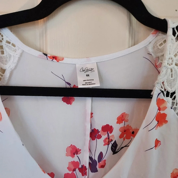City Streets Floral Top 0X - Picture 2 of 8